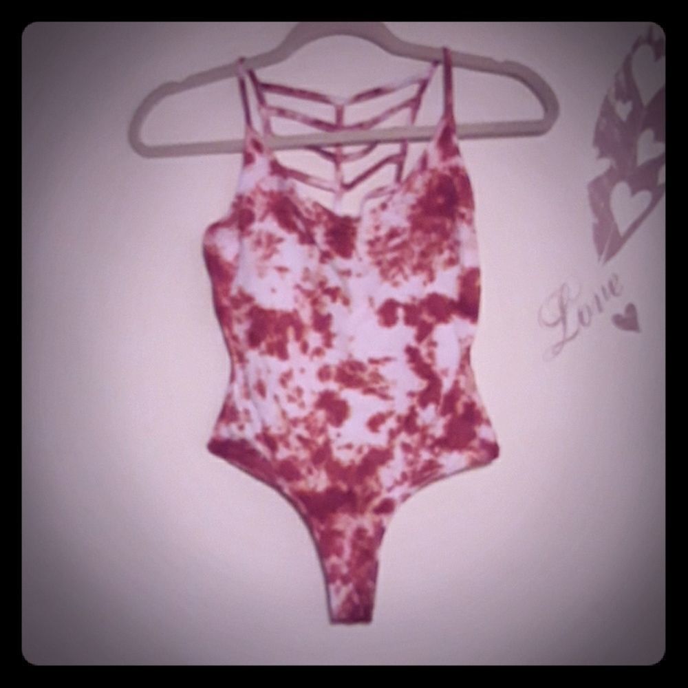 Hand made Tie dyed Aveto Bodysuit S